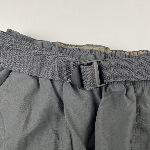 Columbia Belted Cargo Shorts Men’s M/9L Dark Gray Nylon Mesh Lined Inside Pocket - Picture 9 of 11